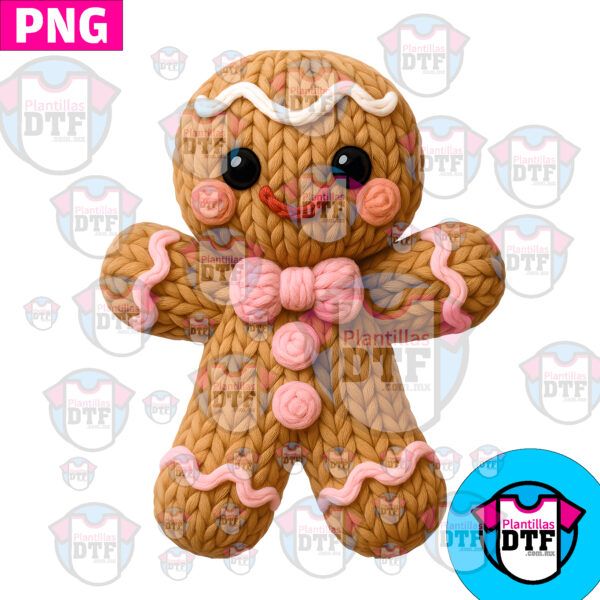 GALLETA BORDADO CROCHE PNG DTF